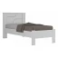 Cama de Solteiro Pérola Branca